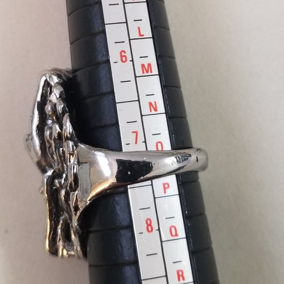 Stainless Steel Dragon Head Ring – Size 7.5, Antiqued Finish, NWT New in box - Picture 3 of 7